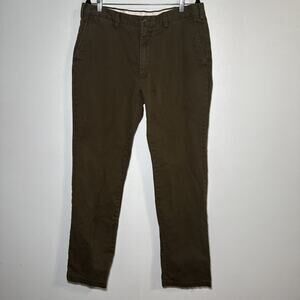 POLO Ralph Lauren Classic Fit Mens Pants Dark Loden Khaki Green 36 x 34